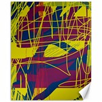 Yellow high art abstraction Canvas 11  x 14   10.95 x13.48  Canvas - 1