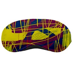 Yellow High Art Abstraction Sleeping Masks