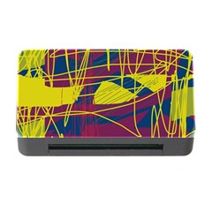 Yellow High Art Abstraction Memory Card Reader With Cf by Valentinaart