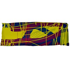 Yellow High Art Abstraction Body Pillow Case Dakimakura (two Sides)