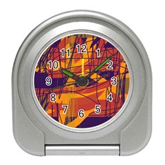 Orange High Art Travel Alarm Clocks