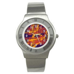 Orange High Art Stainless Steel Watch