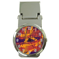 Orange High Art Money Clip Watches