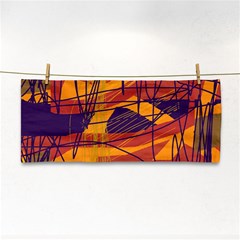 Orange High Art Hand Towel