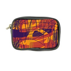 Orange High Art Coin Purse