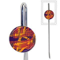 Orange High Art Book Mark