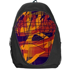 Orange High Art Backpack Bag