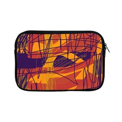 Orange High Art Apple Ipad Mini Zipper Cases