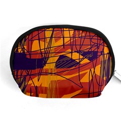 Orange High Art Accessory Pouches (medium) 