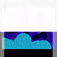 Walking On The Clouds  Rectangular Jigsaw Puzzl