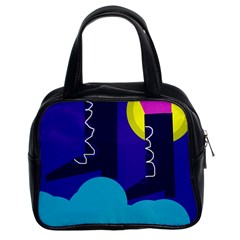 Walking On The Clouds  Classic Handbags (2 Sides) by Valentinaart