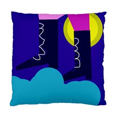 Walking On The Clouds  Standard Cushion Case (one Side) by Valentinaart