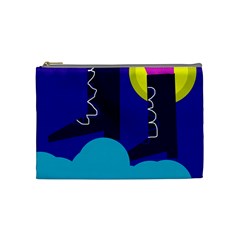 Walking On The Clouds  Cosmetic Bag (medium)  by Valentinaart