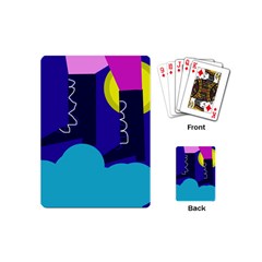 Walking On The Clouds  Playing Cards (mini)  by Valentinaart