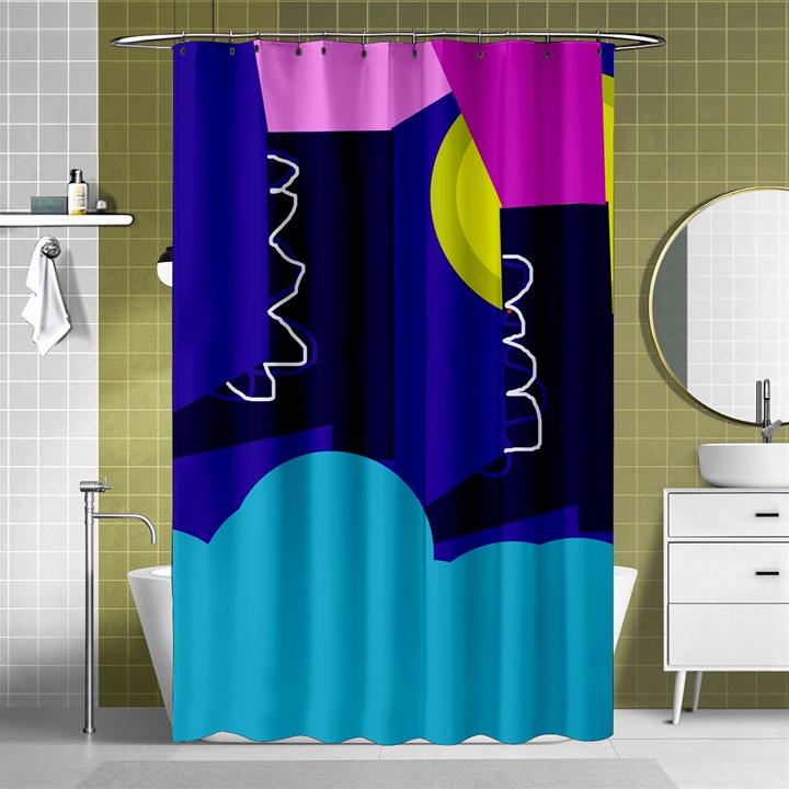 Walking on the clouds  Shower Curtain 48  x 72  (Small) 