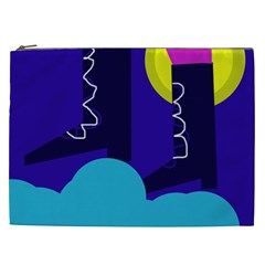 Walking On The Clouds  Cosmetic Bag (xxl)  by Valentinaart