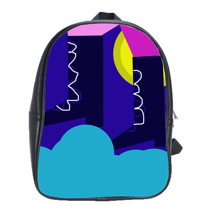 Walking on the clouds  School Bags (XL) 