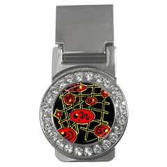 Red And Yellow Hot Design Money Clips (cz) 