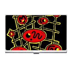 Red And Yellow Hot Design Business Card Holders