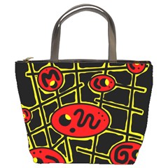 Red And Yellow Hot Design Bucket Bags