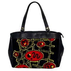 Red And Yellow Hot Design Office Handbags