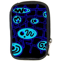 Blue Decorative Design Compact Camera Cases