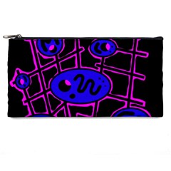 Blue And Magenta Abstraction Pencil Cases