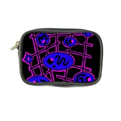 Blue And Magenta Abstraction Coin Purse