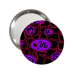 Purple and red abstraction 2.25  Handbag Mirrors