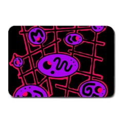 Purple and red abstraction Plate Mats