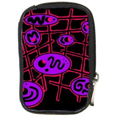 Purple and red abstraction Compact Camera Cases