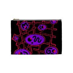 Purple and red abstraction Cosmetic Bag (Medium) 