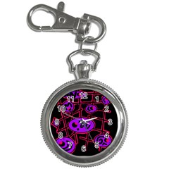 Purple And Red Abstraction Key Chain Watches