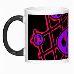 Purple And Red Abstraction Morph Mugs