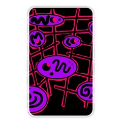 Purple And Red Abstraction Memory Card Reader by Valentinaart