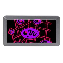 Purple And Red Abstraction Memory Card Reader (mini)