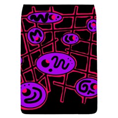 Purple And Red Abstraction Flap Covers (l) 