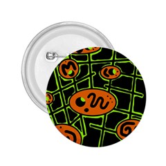 Orange And Green Abstraction 2 25  Buttons