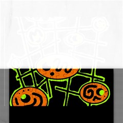 Orange And Green Abstraction Rectangular Jigsaw Puzzl