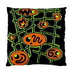 Orange and green abstraction Standard Cushion Case (Two Sides) Front