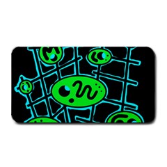 Green And Blue Abstraction Medium Bar Mats