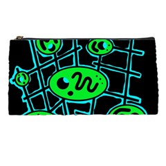 Green And Blue Abstraction Pencil Cases