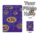 Purple and yellow abstraction Multi-purpose Cards (Rectangle)  Front 1