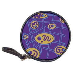 Purple And Yellow Abstraction Classic 20-cd Wallets