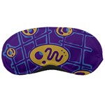 Purple and yellow abstraction Sleeping Masks Front