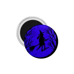 Halloween Witch - Blue Moon 1 75  Magnets