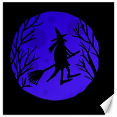 Halloween Witch - Blue Moon Canvas 12  X 12  