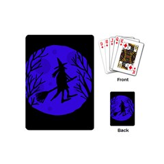 Halloween Witch - Blue Moon Playing Cards (mini) 