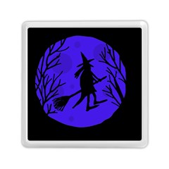 Halloween Witch - Blue Moon Memory Card Reader (square) 