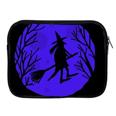 Halloween Witch - Blue Moon Apple Ipad 2/3/4 Zipper Cases by Valentinaart